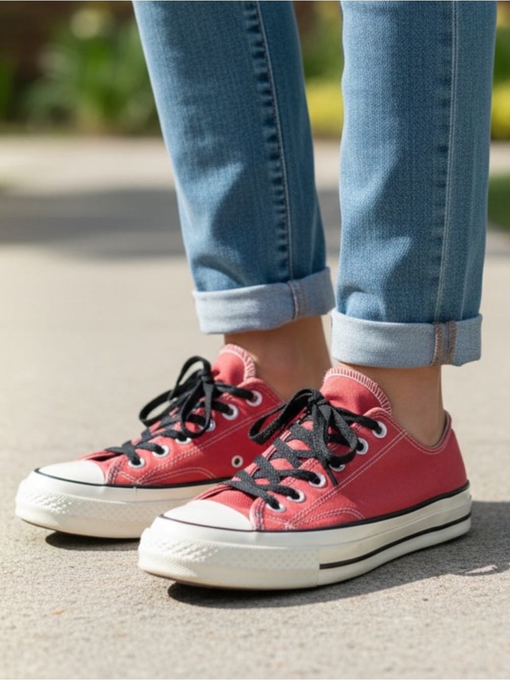 Converse Chuck Taylor Low-Top Coral Sneakers